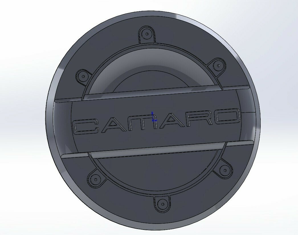 camaro yakıt dolgu maddesi kapak örtmek kılıf oto gaz tank 3D print model - Mito3D