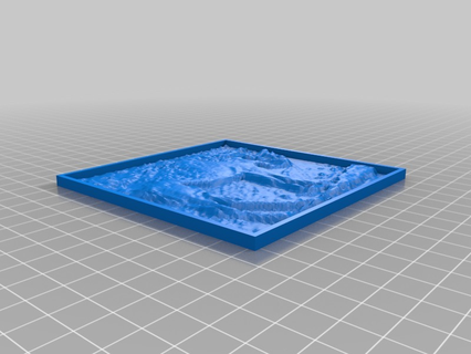 deve özelleştirilmiş 2d Sanat 3d print model - Mito3D