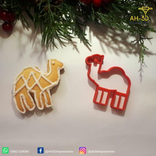 camel cookie cutter home camello xmas weihnachten christmas navidad baking cortante galleta biscuit fondant kitchen utensils tool bake cookiecutter 3d print model - Mito3D