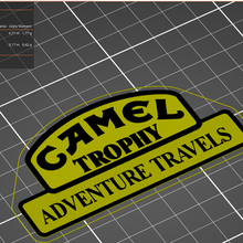 camello trofeo aventuras viajeros logo Arte trx 4 traxxas tractor defensor escamoso superescala axial 3d print model - Mito3D