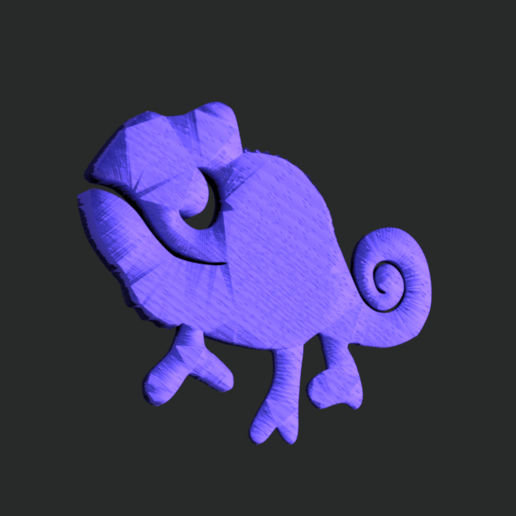 cameleon Türstopper home Dschungel kameleon chameleon Haushalt housekey Haus Schlüssel doorkey doorstopper 3D print model - Mito3D