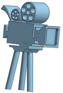 telecamera cinema videocamera 3d print model - Mito3D