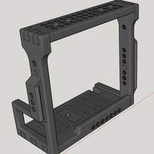 camera cage gh4 gh5 gh5s ii battery grip gadget panasonic nato rail accessories video photography 3d print model - Mito3D