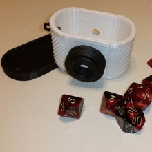 camera dice box game tray dnd dungeons dragons dungeon 3d print model - Mito3D