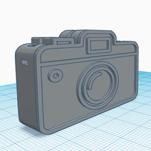camera keychain gadget photography key rings february valentine's day 3d print model - Mito3D