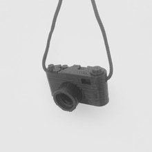 câmara de chaveiro gadget leica fujifilm retro llavero 3d print model - Mito3D