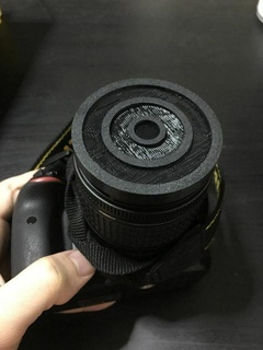 Kamera Linse Deckel 55mm Realität Ender 3 dslr Nikon Nikkor 18 3d print model - Mito3D