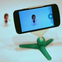 il telefono con fotocamera stand gadget android galaxy iphone cellulare 3d print model - Mito3D