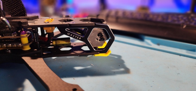 camera plate-speedybee master 5 hd fpv dji 03 air unit speedybee drone plate mount 3d print model - Mito3D
