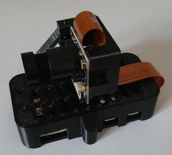 Kamera Himbeere py Null 2w 3d print model - Mito3D