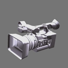 camera television 3d print model - Mito3D