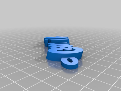 camille 2 angepasst Schlüsselanhänger Schmuck Schlüssel 3d print model - Mito3D
