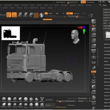 camion frontal 3d print model - Mito3D