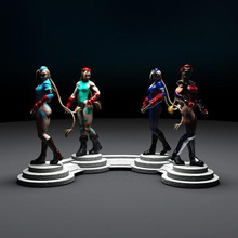 cammy evolution collection art street 3d print model - Mito3D
