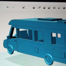 camping car vehicle 3d print model - Mito3D
