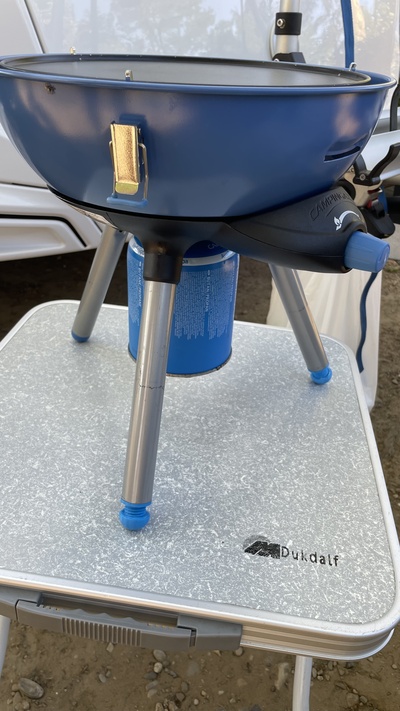 campingaz bbq adjustable foot 3d print model - Mito3D