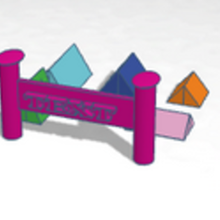 el campamento de la arquitectura juego juguete tía 3d print model - Mito3D