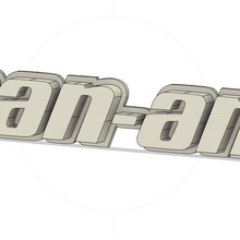 can-am key ring 3d print model - Mito3D