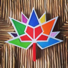 3d Kanada 150 logosu sanat beesupplies beethefirst beeverycreative günü logo işaretleri logolar 3d print model - Mito3D