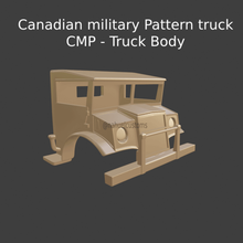 canadian military pattern truck - cmp body game collectible model car rc hobby retro classic vintage diecast hot wheels 1 43 32 64 matchbox kit custom american slot gmp chevrolet chevy cgt field artillery tractor war ii wwii vehicle 4x4 c-60l 3d print model - Mito3D