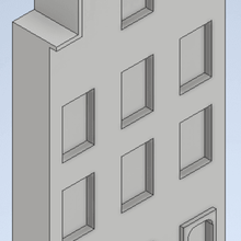 canal casa escalera llavero arquitectura llaveros amsterdam 3d print model - Mito3D