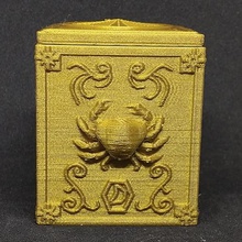 Krebs Büchse der pandora saint seiya verschiedene Ritter zodiac Widder box anime gold golden deathmask 3d print model - Mito3D