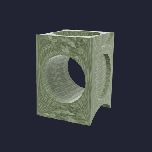 Candel Kulp destek 1 3D print model - Mito3D