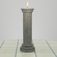 candelabro columna arquitectura portavelas vela adorno casa construccion 3d print model - Mito3D