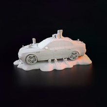 Kerze Auto Kunst weil Fahrzeug Skulptur weagi 3d print model - Mito3D