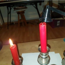 candle distinguisher tool flamme kerze kerzenlscher flame 3d print model - Mito3D
