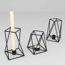 candle holder architecture tealight candleholder candlestick candlestand house housedeco housedecoration light houselight houselighting 3d print model - Mito3D