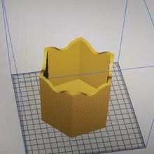 Kerze Halter Unterstützung Container Ornament 3d print model - Mito3D