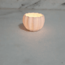 candle holder decor pumpk vase lamp 3d print model - Mito3D