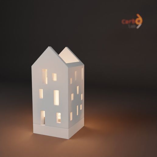 candle holder - abadi candlestick tea design interior decor candelero porta candela light 3D print model - Mito3D