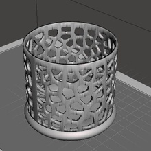candle holder 1 3d print model - Mito3D