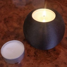 candle holder boule home candleholder candlestick 3d print model - Mito3D