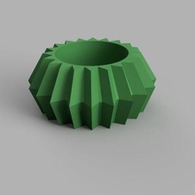 mum Kulp destek tencere mumlar şamdan içeride bitki hediye yıkayıcı 3d print model - Mito3D