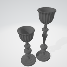 candle holders 3d print model - Mito3D
