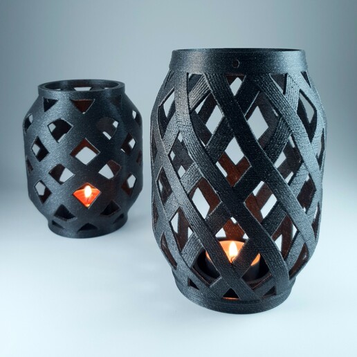 candle lantern tea christmas art hanging decoration light romantic love 3D print model - Mito3D