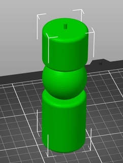 Kerze Schimmel erstellen Kugel Zuhause Haus Dekor 3d print model - Mito3D