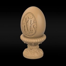 candleegg vela cera huevo día festivo Jesús 3d print model - Mito3D