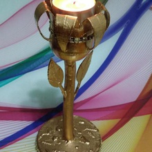 candleholder flawor home chandelier interior art-light candle-holder love 3d print model - Mito3D