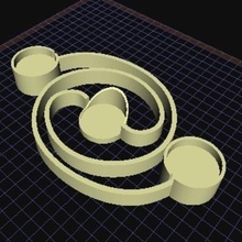 candelero arte 3d print model - Mito3D