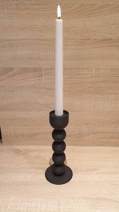 candlestick candle deco led 3d print model - Mito3D