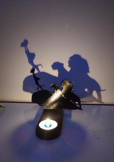 chandelier Roi Lion Accueil maison bougie titulaire soutien disney Nouveau lampe lumière 3d print model - Mito3D