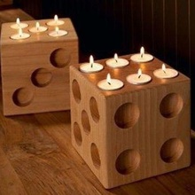 candlestick cube 3d print model - Mito3D