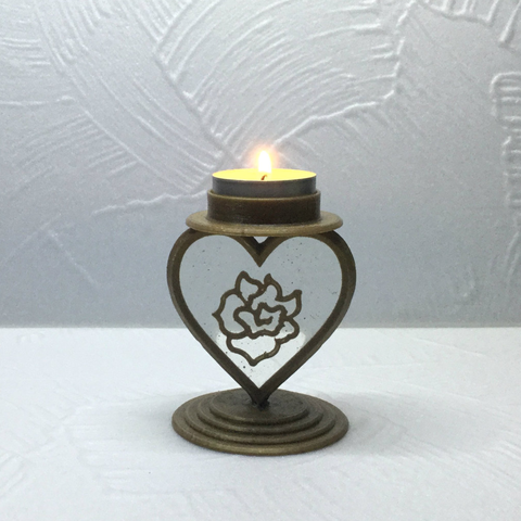 candela cuore casa La stampa 3d supporto di la resina epossidica regalo in vetro colorato tanyaakinora il giorno san valentino regali 3D print model - Mito3D