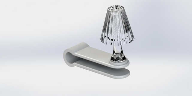 castiçal lanterna Iphone luz lampe poche tocha elétrico 3d print model - Mito3D