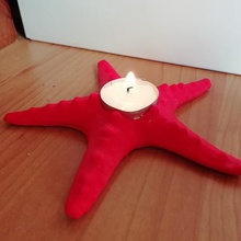 candlesticks starfish home star sea art decoration 3d print model - Mito3D