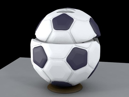 bonbons Balle fabricant football Football 3d print model - Mito3D